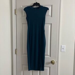 SHEIN Teal Midi Dress